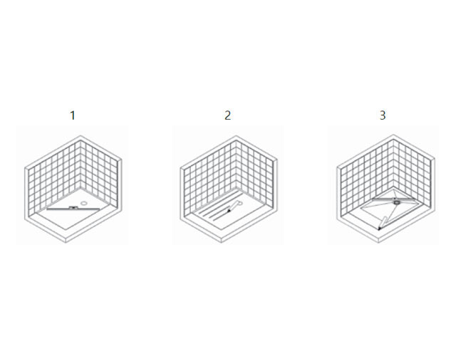 Karag Classic Signal White 9003 Ντουζιέρα Συνθετική Τετράγωνη / Παραλληλόγραμμη