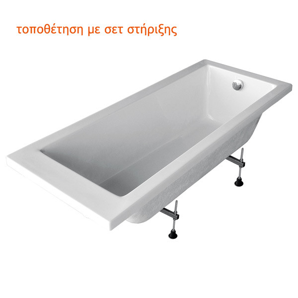 Sirene Modena 130 Μπανιέρα Γωνιακή