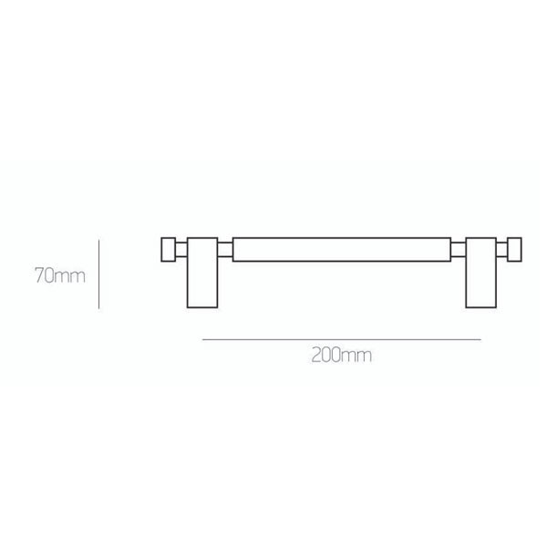 Best 01 Λαβή Εξώπορτας Όρο Ματ/Όρο