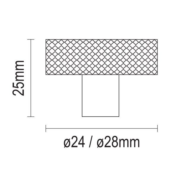 Viometale Vio 01.169/24.T8 Πομολάκι Μπρονζέ