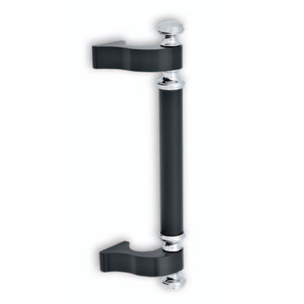 Best 02 Λαβή Εξώπορτας Μαύρο/Χρώμιο