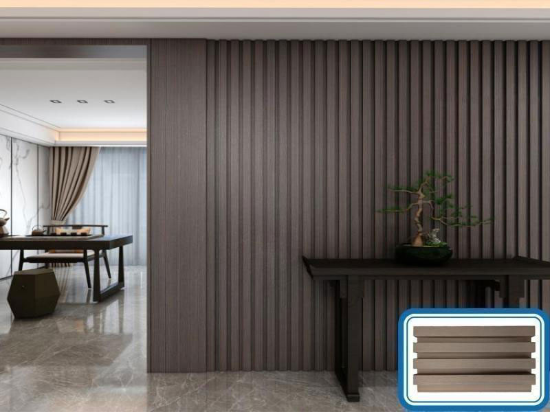 WPC DECK Σανίδα Επένδυσης Καφέ Σκούρο Ν008