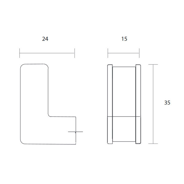 Convex 1047 Πομολάκι Χρώμιο/Ματ Μαύρο