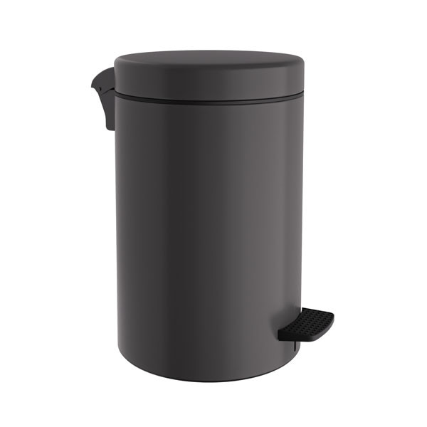 Pam Matt Anthracite 12-090-113 Δοχείο Απορριμμάτων Κουζίνας 12 Lt