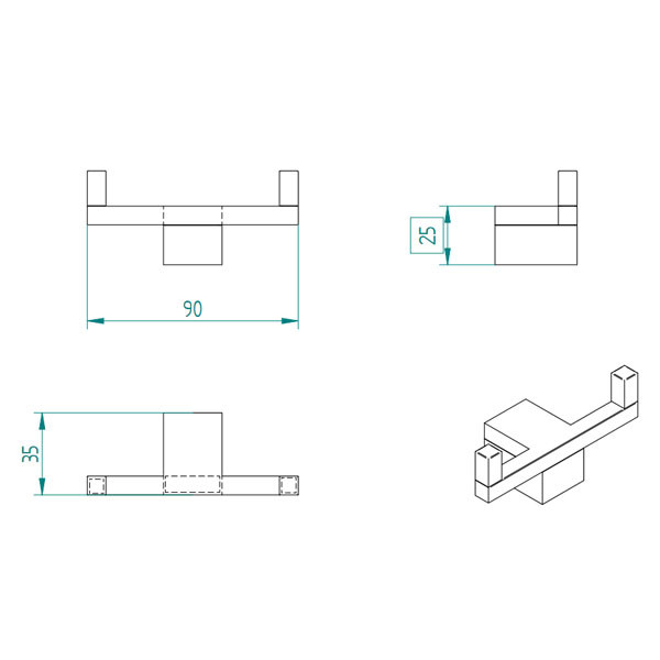 Verdi Kappa 304.12.22 Άγκιστρο Διπλό