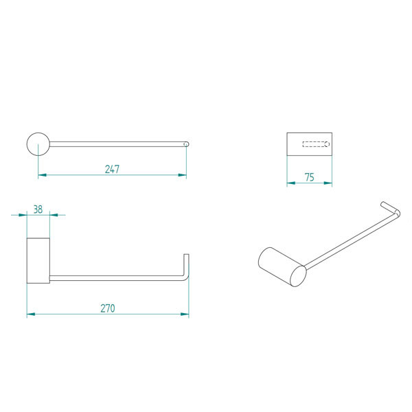 Verdi Lamda Nickel Matte 301.13.78 Κρίκος Ίσιος