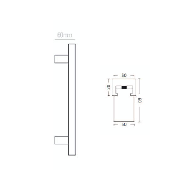 Best 13B Λαβή Εξώπορτας Anodising