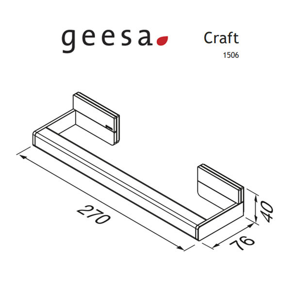 Geesa Craft Chrome 1506-110 Λαβή