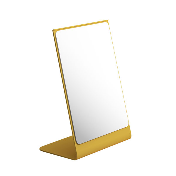 Pam 1520-603 Matt Yellow Καθρέπτης Μπάνιου Επικαθήμενος