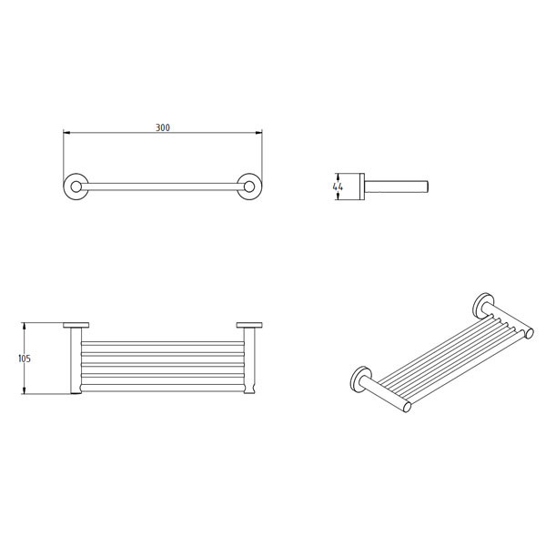 Verdi Sigma Black Matte 303.17.05 Σπογγοθήκη