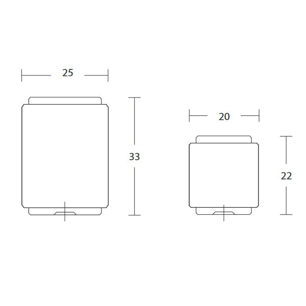 Convex 1745-25 Πομολάκι Ματ Νίκελ