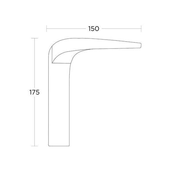 Convex 2055 Πόμολο Eξώπορτας Ματ Νίκελ