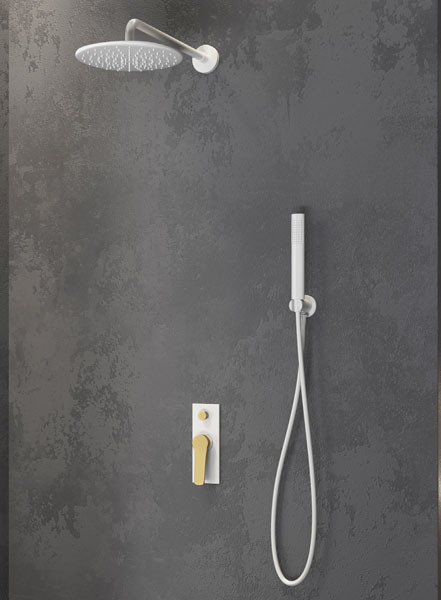 Karag Andare Bianco Matt Bronze Σετ Εξαρτημάτων Εντοιχισμού