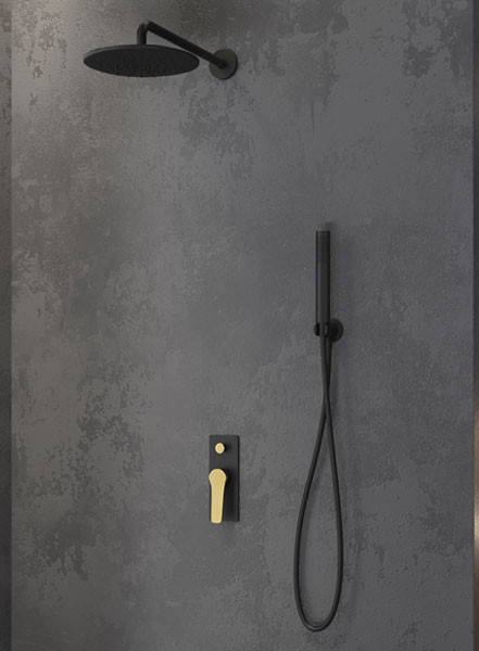 Karag Andare Nero Bronze Σετ Εξαρτημάτων Εντοιχισμού