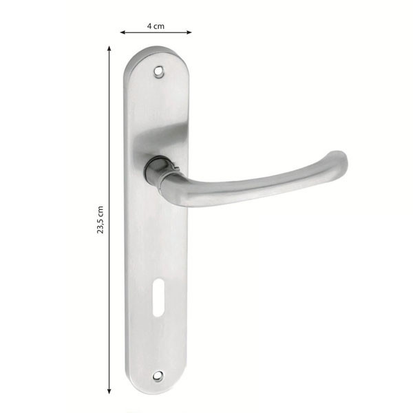 Import Series 215 P Economy Πόμολο Μεσόπορτας Ματ Νίκελ