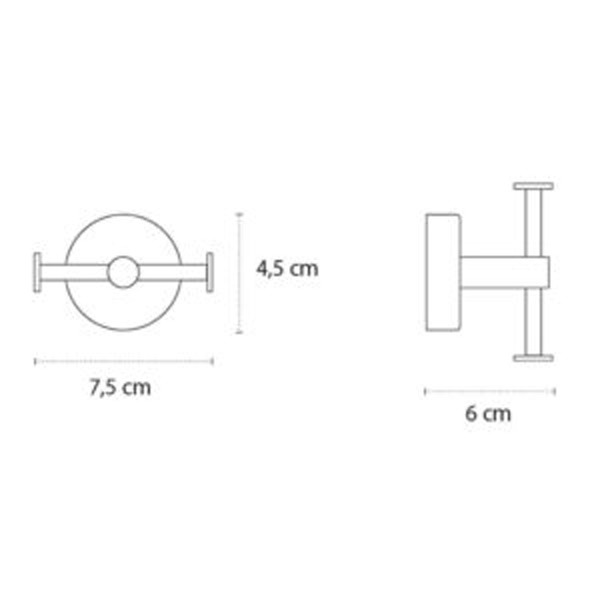 Karag Moderno Cromo 2222 Άγκιστρο Διπλό