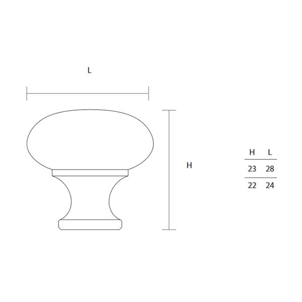 Convex 224-24 Πομολάκι Ματ Νίκελ