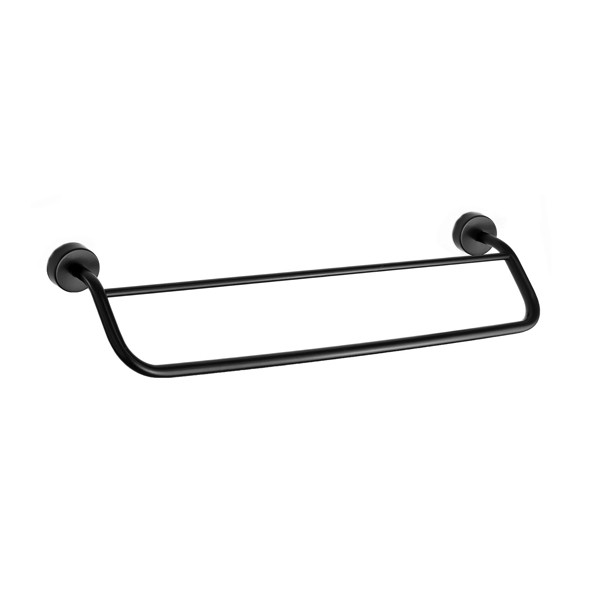 Karag Moderno Nero Opaco 226255 Πετσετοκρεμάστρα Διπλή
