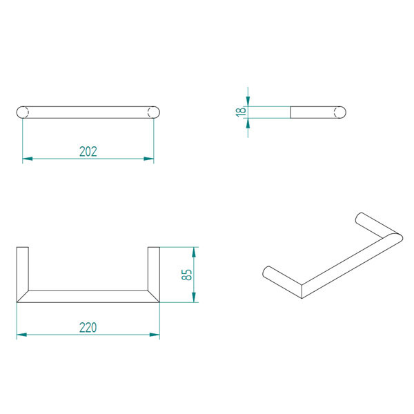 Verdi Lamda Black Matt 301.23.05 Κρίκος
