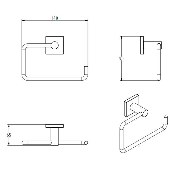 Verdi Delta 306.24.22 Χαρτοθήκη Ανοικτή