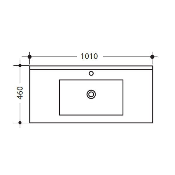 KLP Piccolo 283910 Nιπτήρας Πορσελάνη Επίπλου