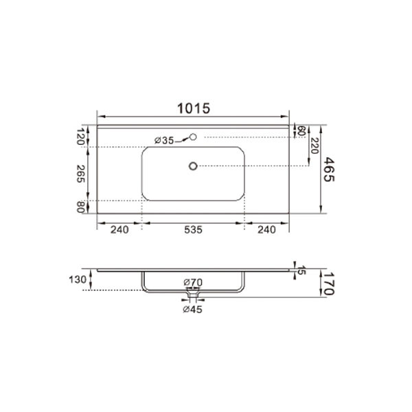 KLP Piccolo 283980N Nιπτήρας Πορσελάνη Επίπλου