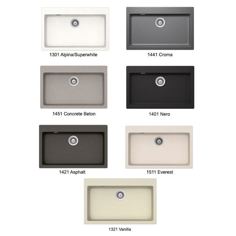 Schock Cristalite Manhattan 30080 Νεροχύτης Γρανίτης Ένθετος