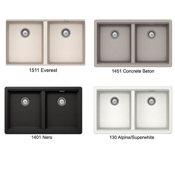 Schock Cristalite Manhattan 30290U Νεροχύτης Γρανίτης Υποκαθήμενος