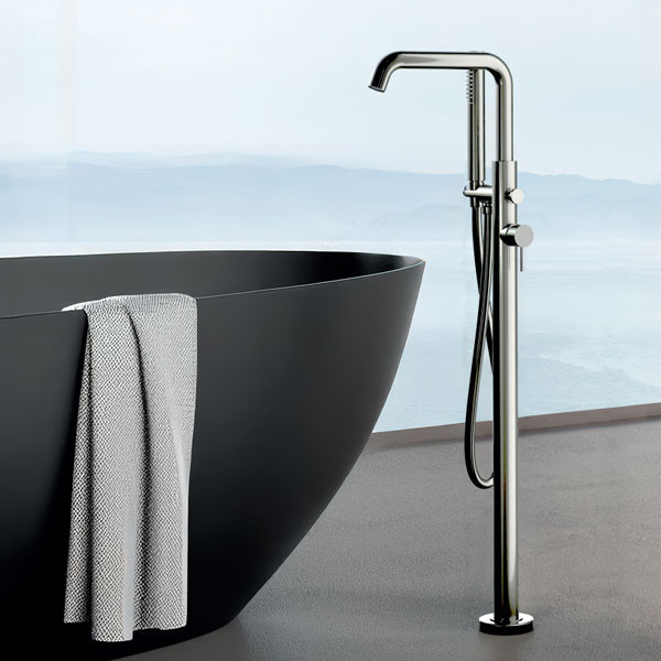 La Torre 34078-110 Inox Finish Επιδαπέδια Μπαταρία