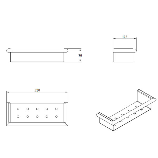 Verdi Lamda Nickel Matte 301.37.78 Μπουκαλοθήκη