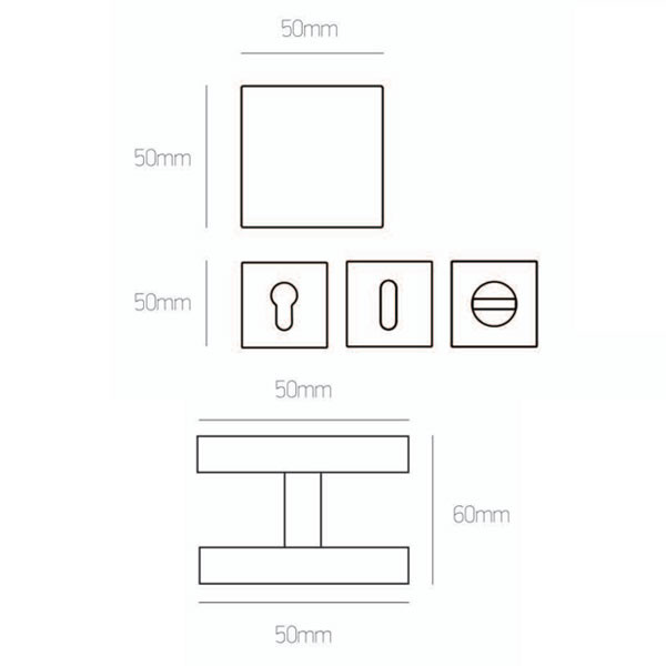 Best 41 Πόμολο Μεσόπορτας Νίκελ Ματ/Χρώμιο