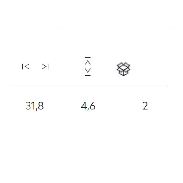 Roline RO 414 Κρεμάστρα Τοίχου Τετραπλή Μαύρη