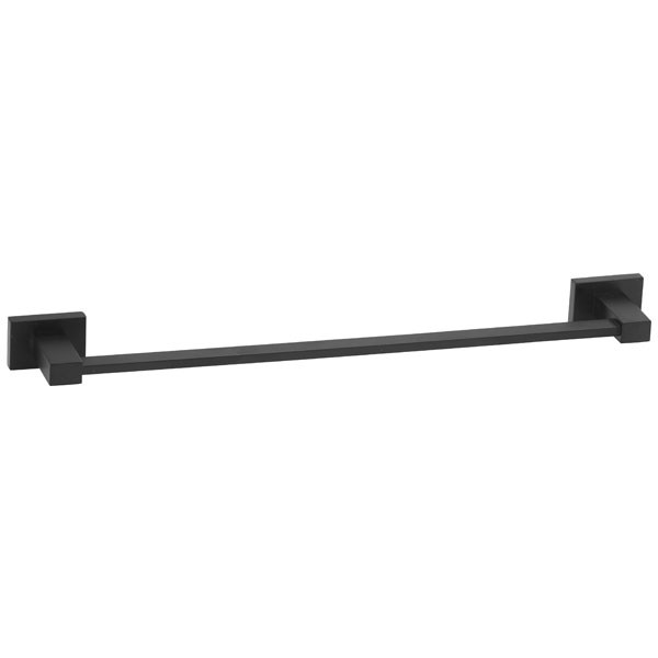 Bronze Αrt Lugano Black 41X6-MM Πετσετοθήκη Μονή