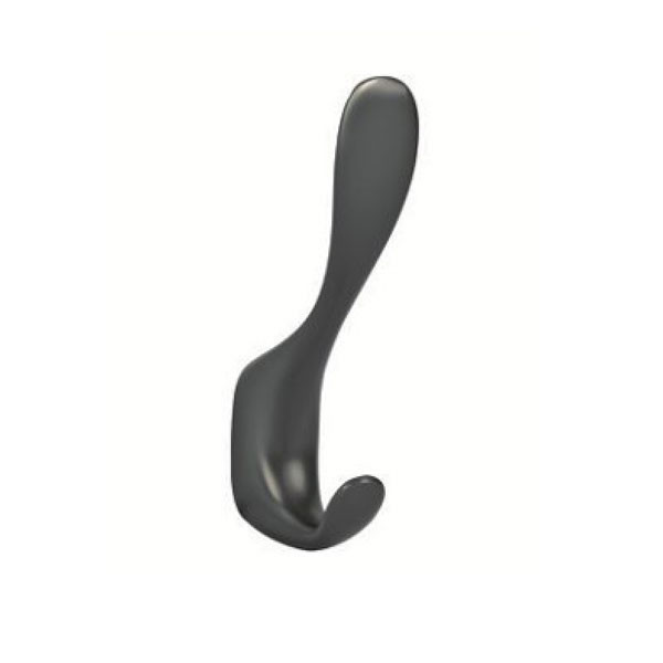 Import 4253 Κρεμάστρα Τοίχου Διπλή Ανθρακί