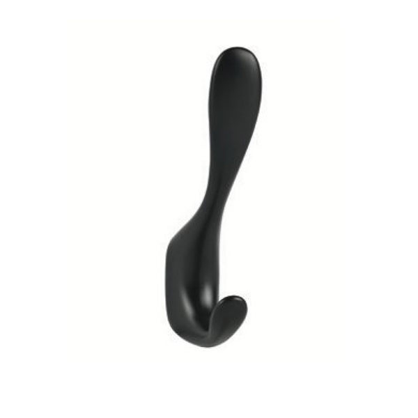 Import 4253 Κρεμάστρα Τοίχου Διπλή Μαύρη