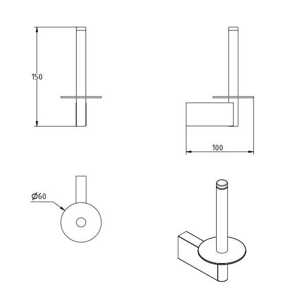 Verdi Omega 300.44.22 Χαρτοθήκη Εφεδρική
