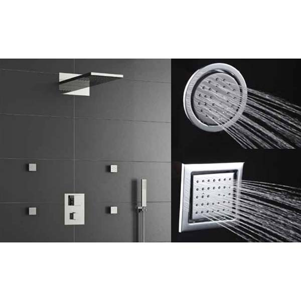 Moon Shower Chrome 45202 Επιτοίχιο Jet Υδρομασάζ