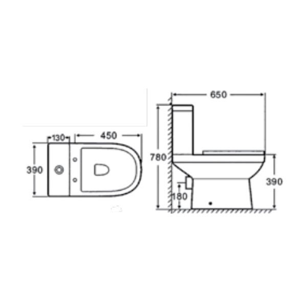 KLP Model T 492231 Λεκάνη Χαμηλής Πιέσεως