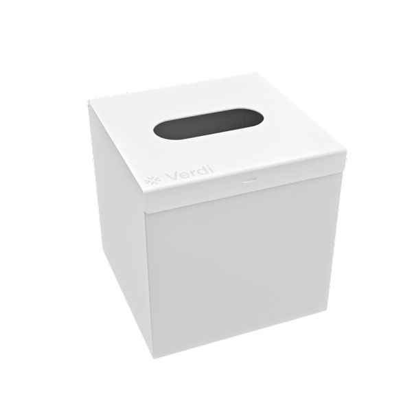 Verdi 504.18.01 White Mat Θήκη Χαρτομάντηλων