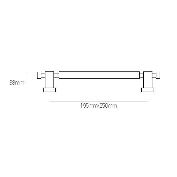 Best 50K Λαβή Εξώπορτας Νίκελ Ματ/Χρώμιο