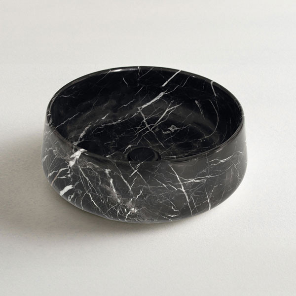 Fossil Opus Marble DR 42-400 Marquina Nero Νιπτήρας Πέτρινος