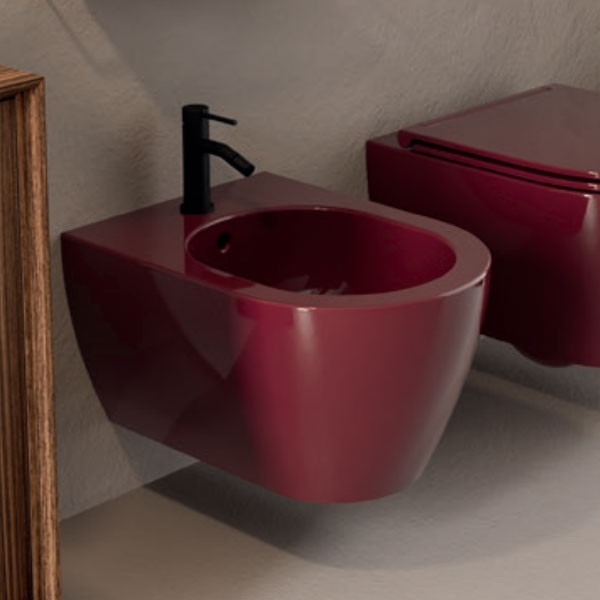 Scarabeo Glam Twist 5202-830 Gloss Cherry Μπιντέ Μπάνιου Κρεμαστό