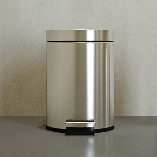 Verdi Step Bins 591.00.78 Χαρτοδοχείο Μπάνιου Nickel Mat