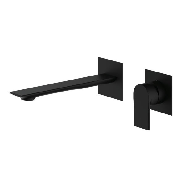 Teorema Slope Black Matt 630930 Μπαταρία Νιπτήρος Εντοιχισμού