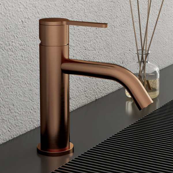 KLS By Teorema Carla Brush Rose Gold 690311BR Μπαταρία Νιπτήρος Χαμηλή