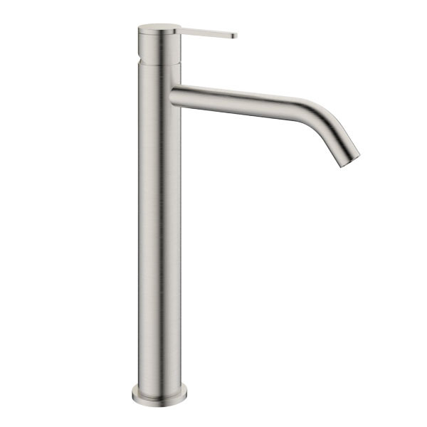 KLS Carla Brush Nickel 690312BN Μπαταρία Νιπτήρος Ψηλή