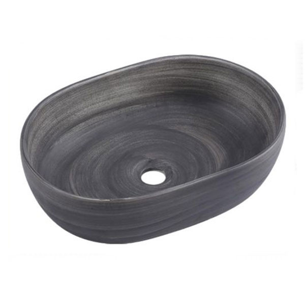 Gloria Scopelos Grey Light Stone 722038 Νιπτήρας Eπικαθήμενος