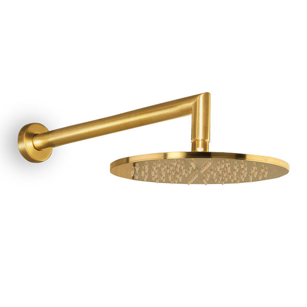 Armando Vicario Slim Gold Brushed 800597-201 + 800086-201 Κεφαλή & Μπράτσο Ντους