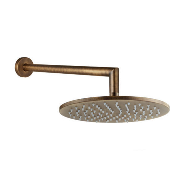 Armando Vicario Slim 800597-221 + 800086-221 Antique Brass Κεφαλή & Μπράτσο Ντους