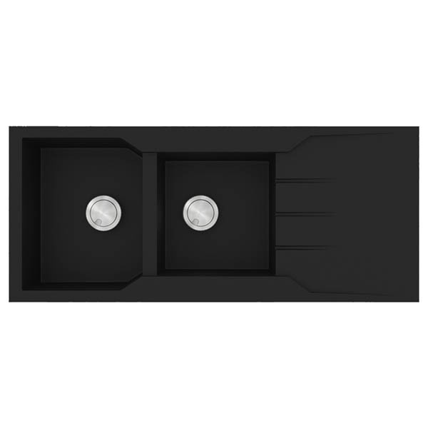 Sanitec Ultra 802 Nero Νεροχύτης Γρανίτης Ένθετος